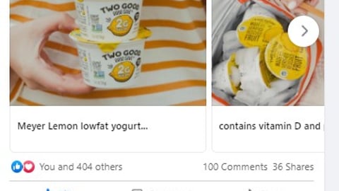 Target Two Good 'Good Save' Facebook Update